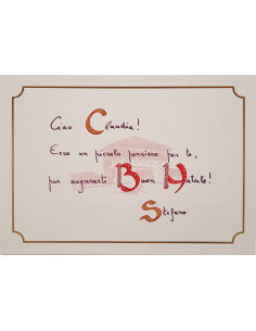 Cartoncino regalo